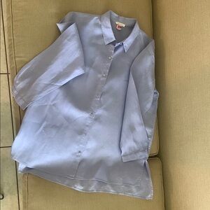 Eileen Fisher Linen lilac tunic